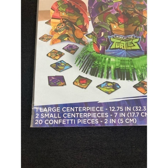 NEW Nickelodeon TMNT Table Decorating Kit Teenage Mutant Ninja Turtles Party - Picture 5 of 12